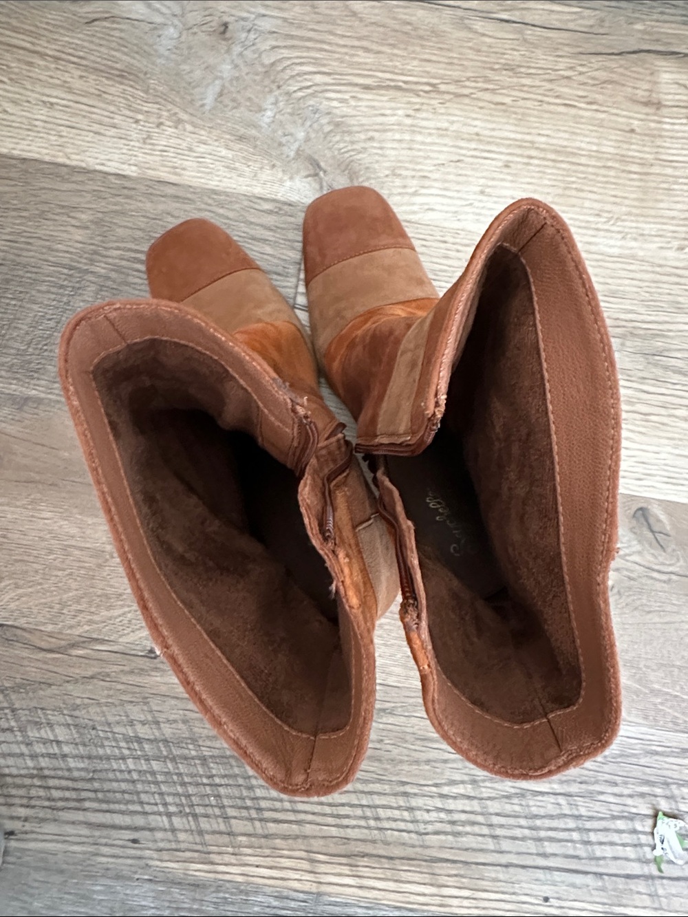 Seychelles Patchwork Leather Boots - Picture 10 of 11